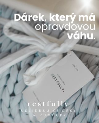 Stále hledáte ten pravý dárek? 🎄 Zátěžové, uklidňující deky & pomůcky Restfully působí jemným, rovnoměrným tlakem, který...